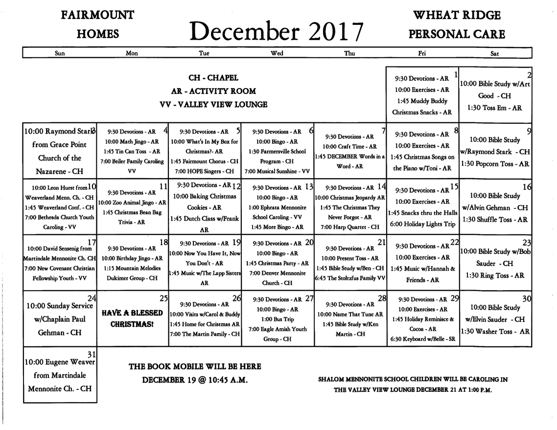 Fairmount Homes Senior Living Community Assisted Living, Nursing Home